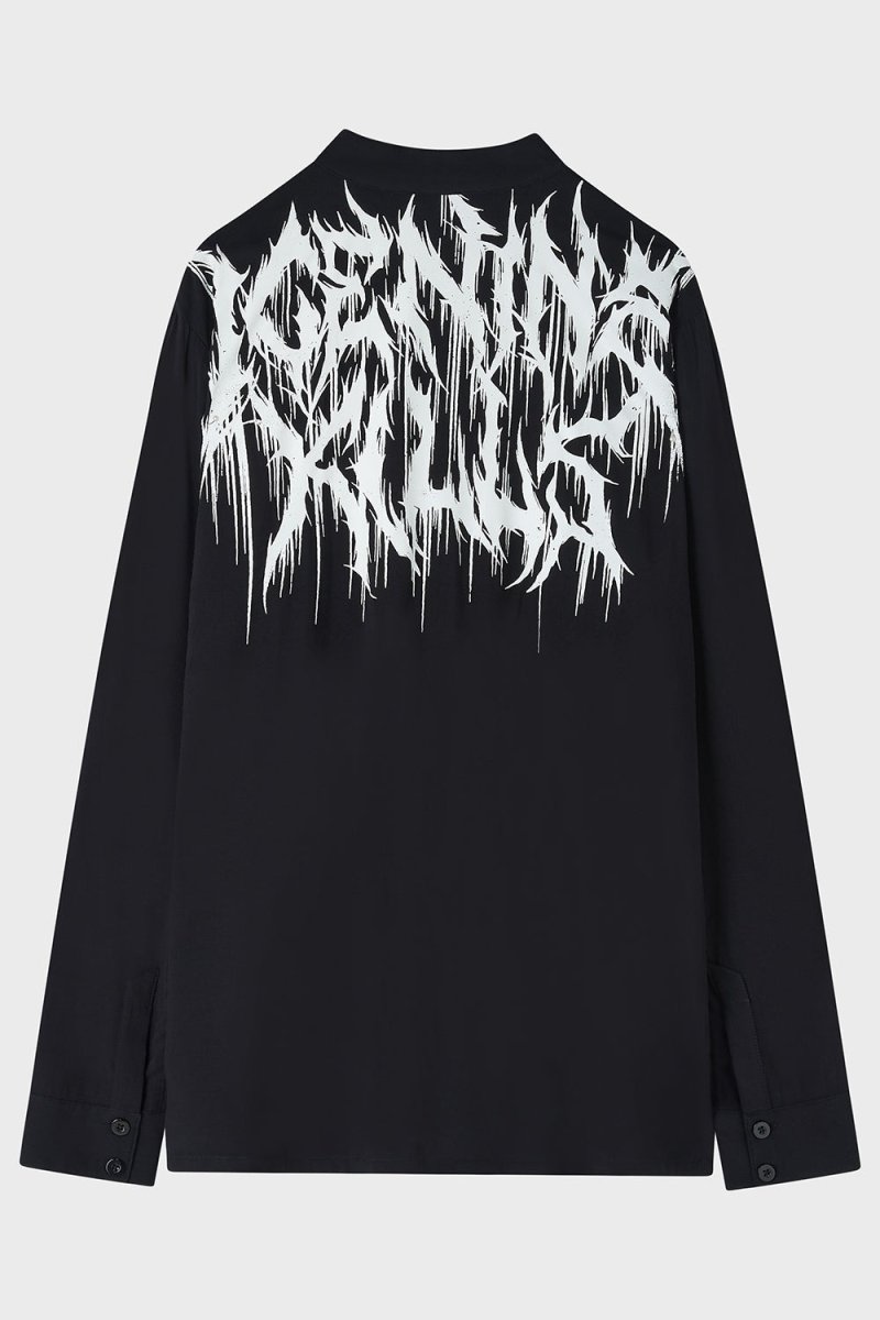 画像4: 【Mens】Ashes To Ashes Mens Shirt / シャツ【KILL STAR x ICE NINE KILLS】 (4)