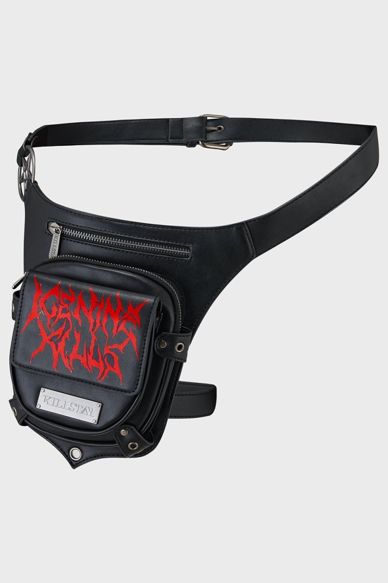 画像4: Psychos Only Waist Bag / ボディバッグ【KILL STAR x ICE NINE KILLS】 (4)