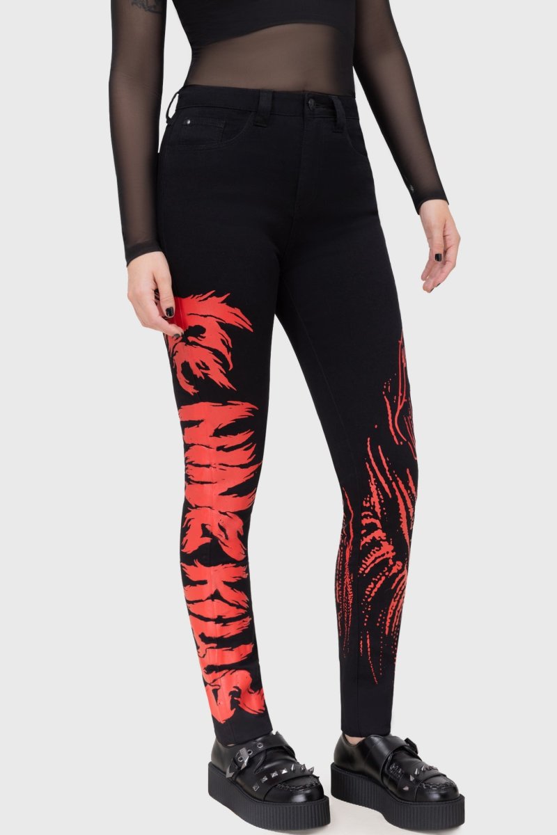 画像6: Take Your Pick Skinny Jeans / スキニーパンツ【KILL STAR x ICE NINE KILLS】 (6)