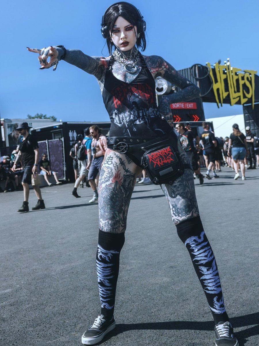 画像15: Psychos Only Waist Bag / ボディバッグ【KILL STAR x ICE NINE KILLS】 (15)