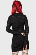 画像4: Sinners Glimmer Long Sleeve Dress / ワンピース【KILL STAR】 (4)