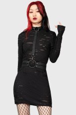画像1: Sinners Glimmer Long Sleeve Dress / ワンピース【KILL STAR】 (1)