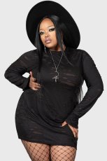 画像7: Sinners Glimmer Long Sleeve Dress / ワンピース【KILL STAR】 (7)