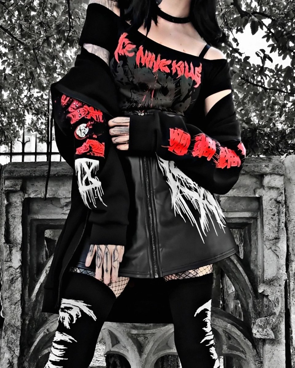 画像12: 【Mens】Psychos Only Hoodie / パーカー【KILL STAR x ICE NINE KILLS】 (12)