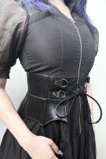 画像3: WETLAND BAT PEPLUM CORSET / コルセットウエストベルト【KILL STAR】 (3)