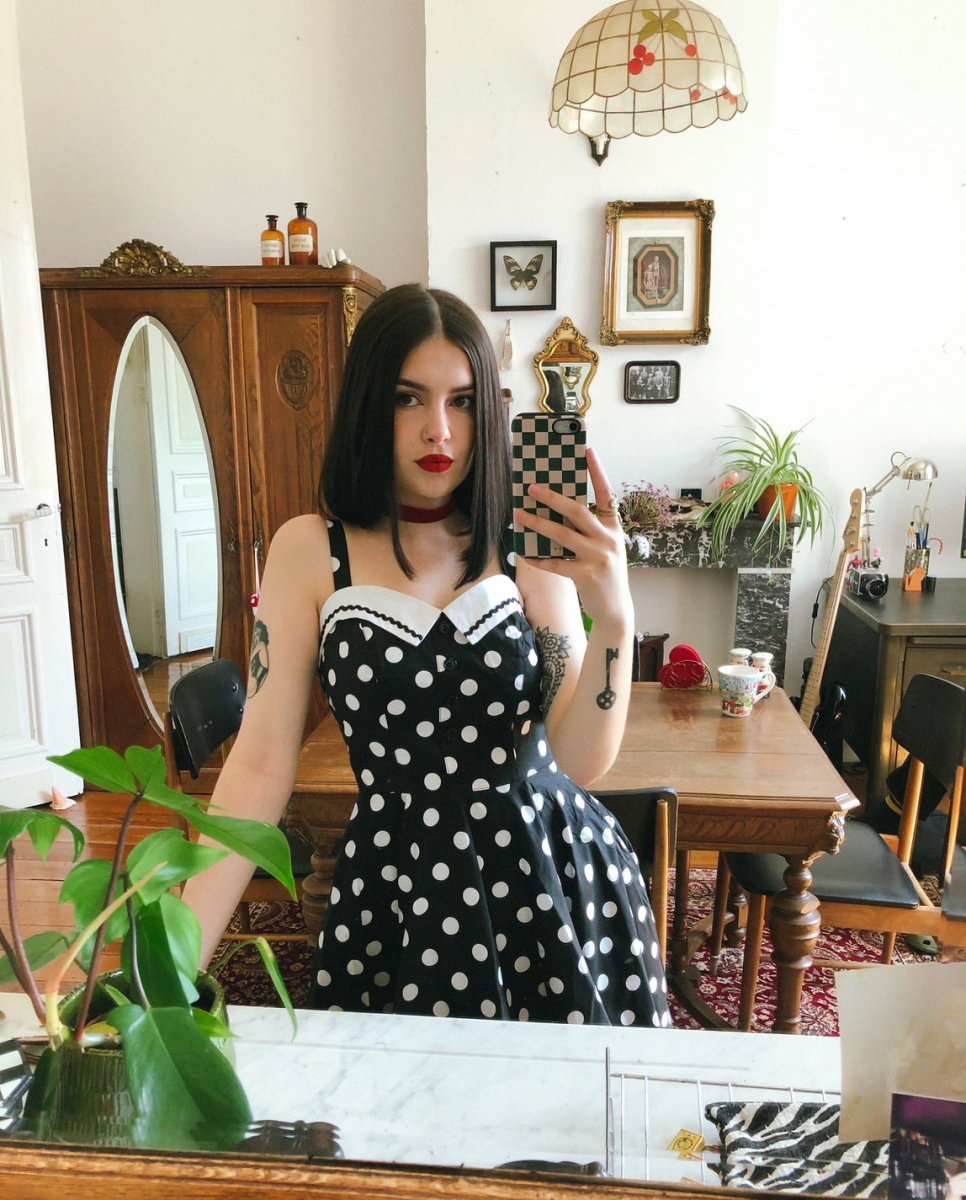 画像11: Domino Dress / ワンピース【HELL BUNNY】 (11)