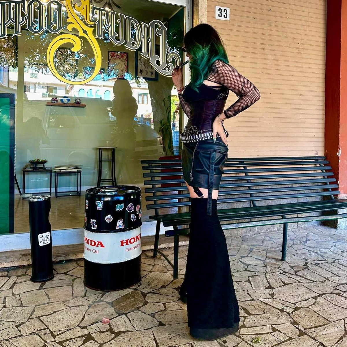 画像5: Venomyst Skirt / レッグカバー付きスカート【KIHILIST】 (5)