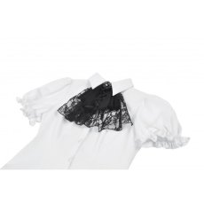 画像12: Gothic White Blouse / White / トップス【DARK IN LOVE】 (12)