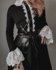 画像21: WETLAND BAT PEPLUM CORSET / コルセットウエストベルト【KILL STAR】 (21)