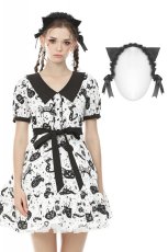 画像1: Women's cute cat ears headwear / ヘッドドレス【DARK IN LOVE】 (1)