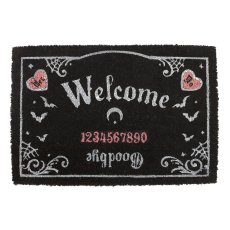 画像2: Pink and Black Talking Board Doormat / ドアマット【GOTHIC HOMEWARE】 (2)