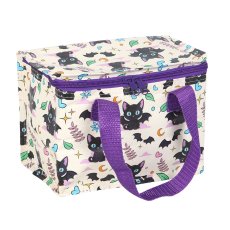 画像2: Cute and Creepy Cat Print Lunch Bag / 保冷バッグ【GOTHIC HOMEWARE】 (2)