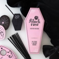 画像1: Black Rose Incense Stick Packs / スティック / お香立てセット【GOTHIC HOMEWARE】 (1)