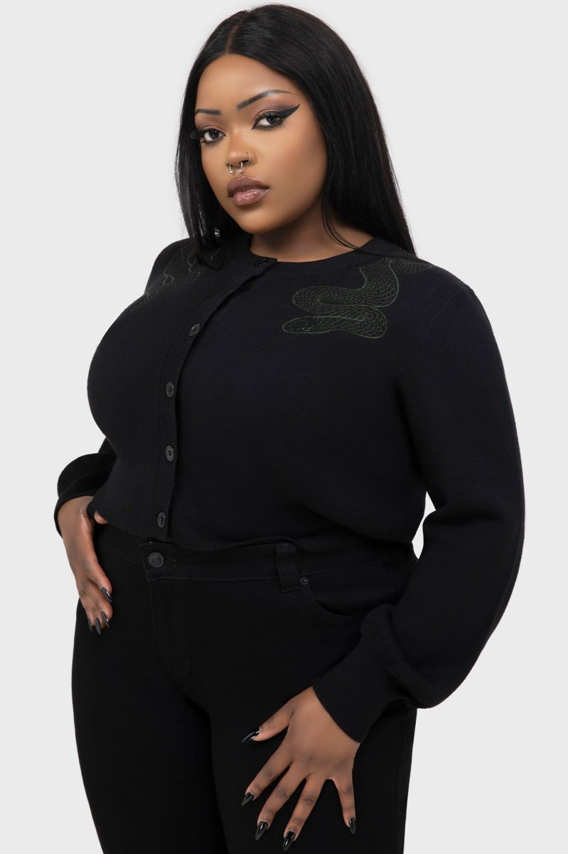 画像8: Viper Tongue Cardigan / カーディガン【KILL STAR】 (8)