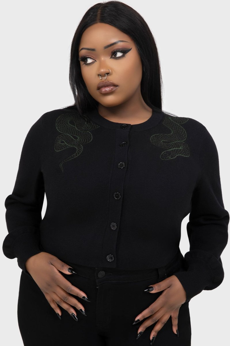 画像7: Viper Tongue Cardigan / カーディガン【KILL STAR】 (7)