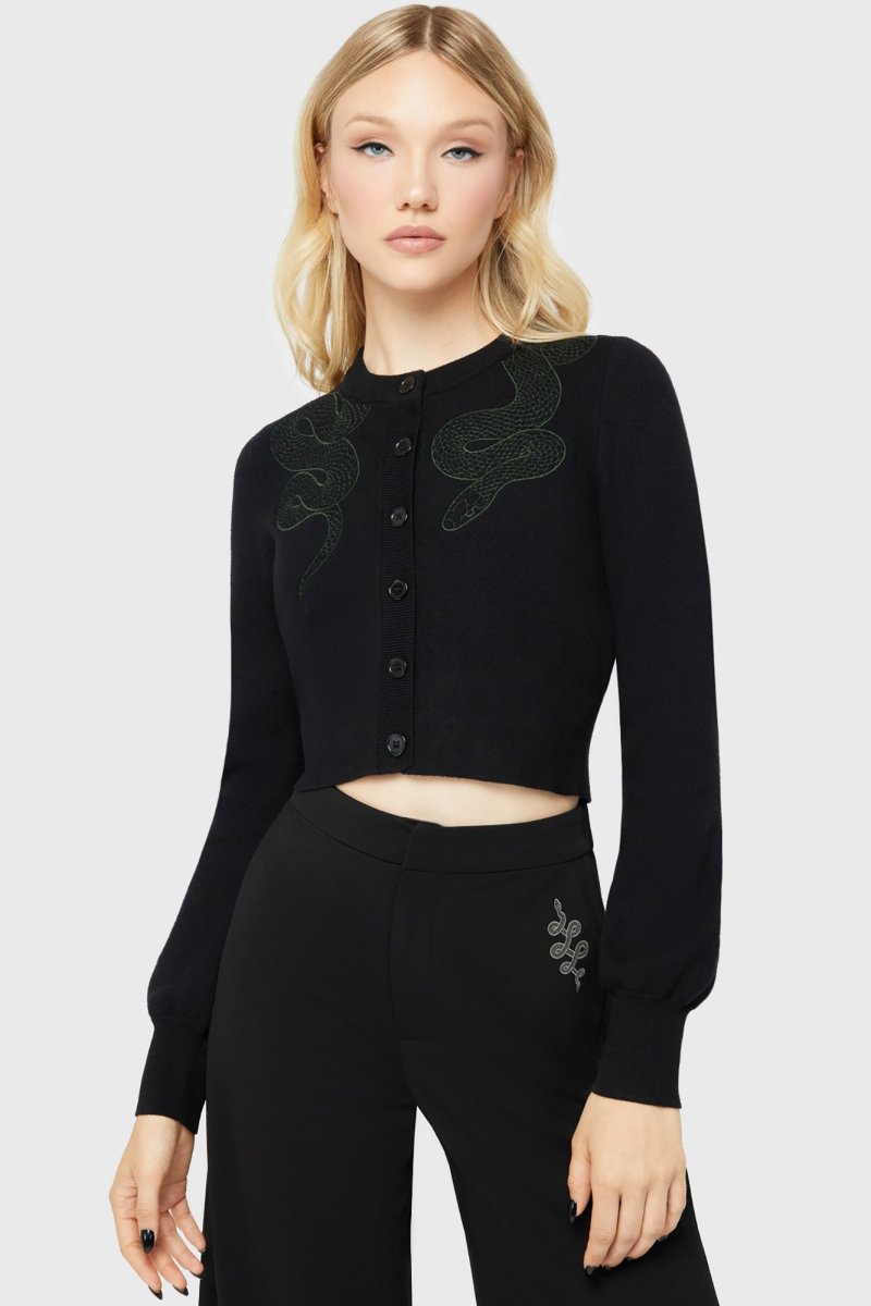 画像2: Viper Tongue Cardigan / カーディガン【KILL STAR】 (2)