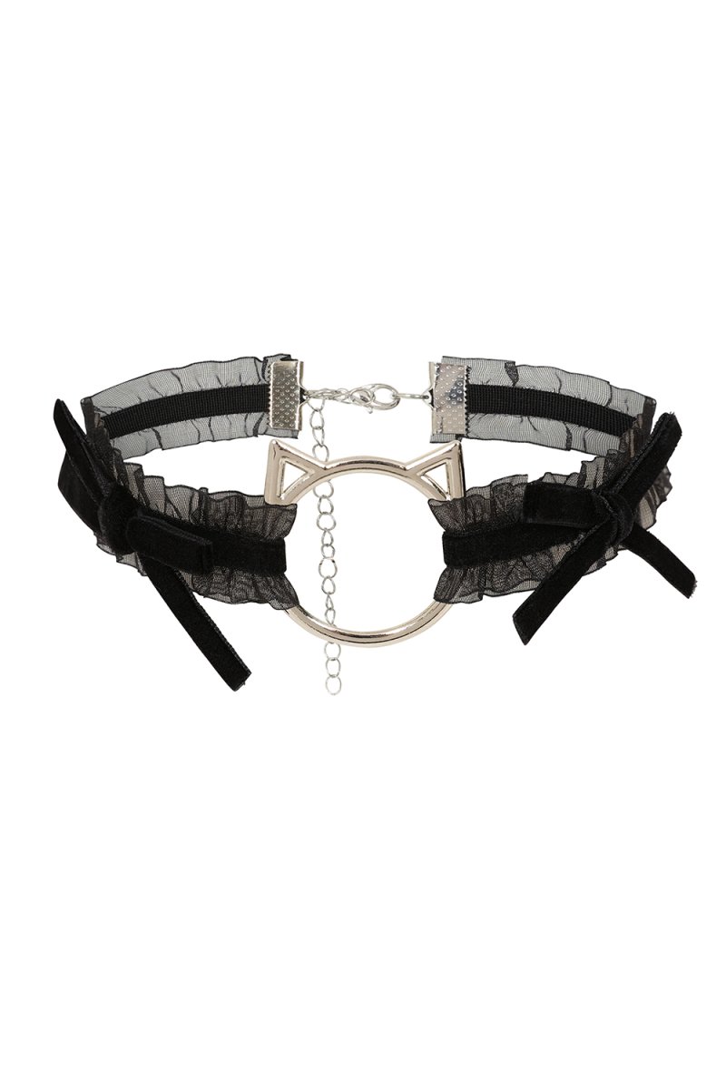 画像1: WILDMARK CHOCKER / BLACK / チョーカー【Banned Apparel】 (1)