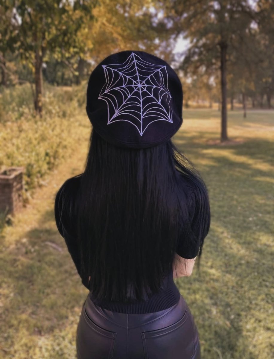 画像5: Black Widow Beret Hat / ベレー帽【KILL STAR】 (5)