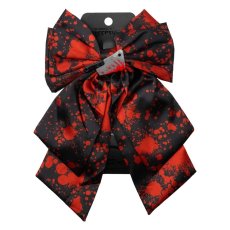 画像3: Blood Splatter Cleaver Satin Hair Bow / Black / ヘアクリップ【KREEPSVILLE 666】 (3)