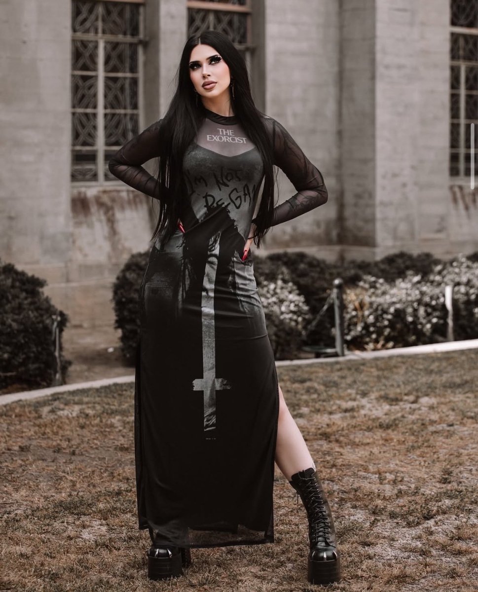 画像3: Do You Know What She Did? Maxi Dress / ワンピース【KILL STARxEXORCIST】 (3)