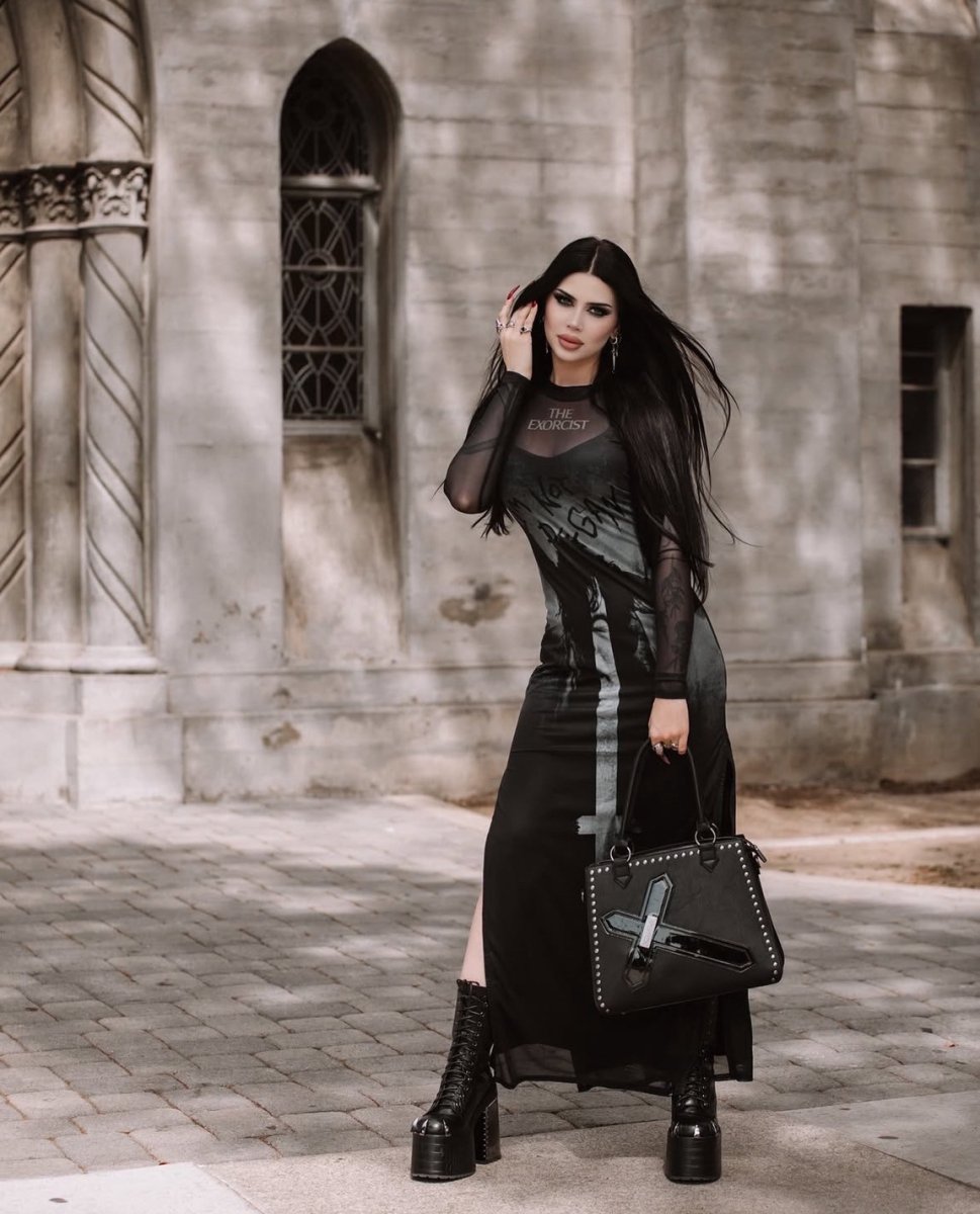 画像2: Do You Know What She Did? Maxi Dress / ワンピース【KILL STARxEXORCIST】 (2)