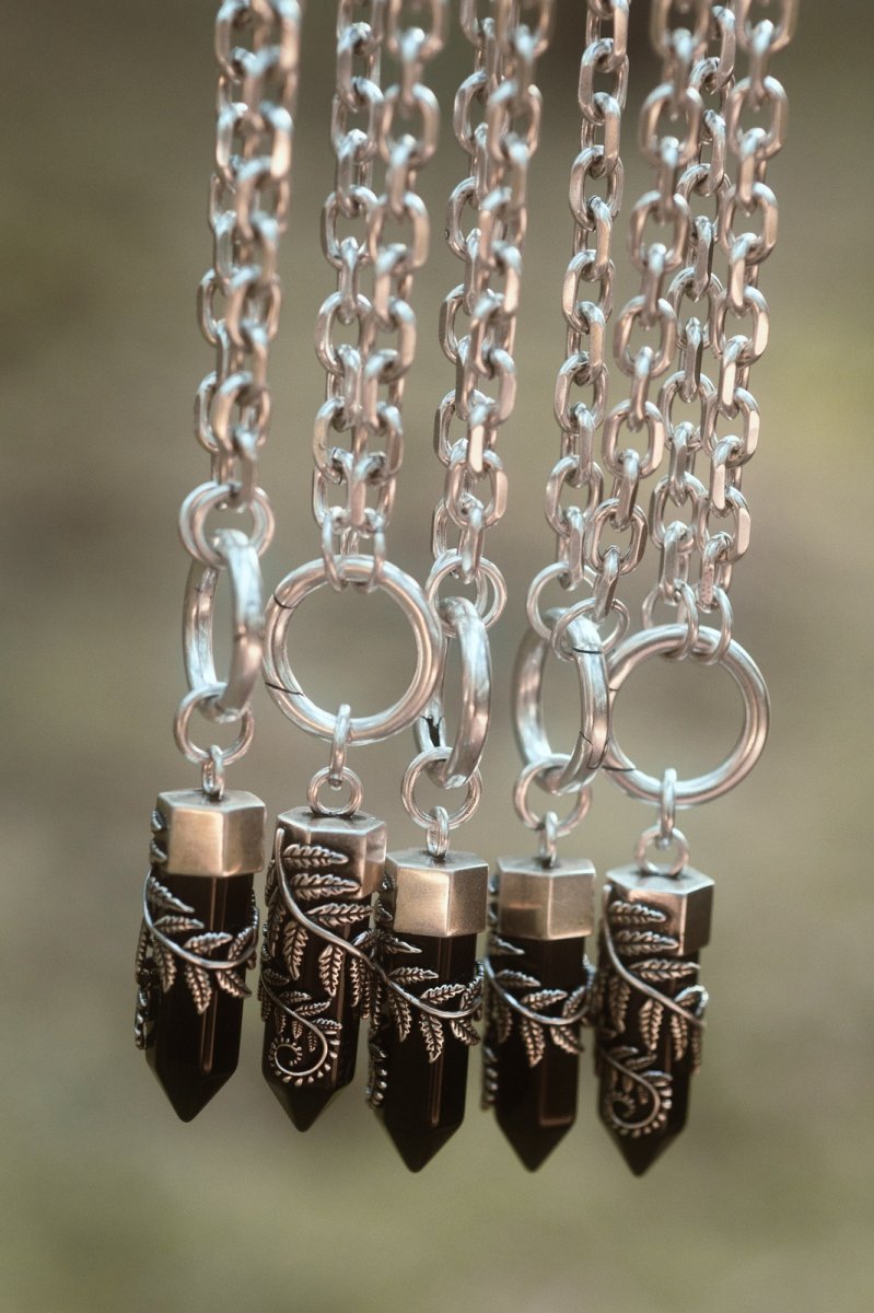 画像10: CRYSTAL FERN O-RING CHOKER / チョーカー【Restyle】 (10)