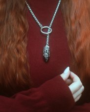 画像6: CRYSTAL FERN O-RING NECKLACE / ネックレス【Restyle】 (6)