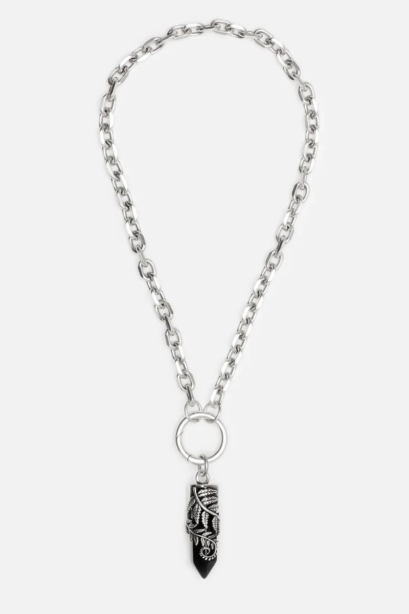 画像3: CRYSTAL FERN O-RING CHOKER / チョーカー【Restyle】 (3)