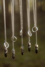 画像11: CRYSTAL FERN O-RING NECKLACE / ネックレス【Restyle】 (11)