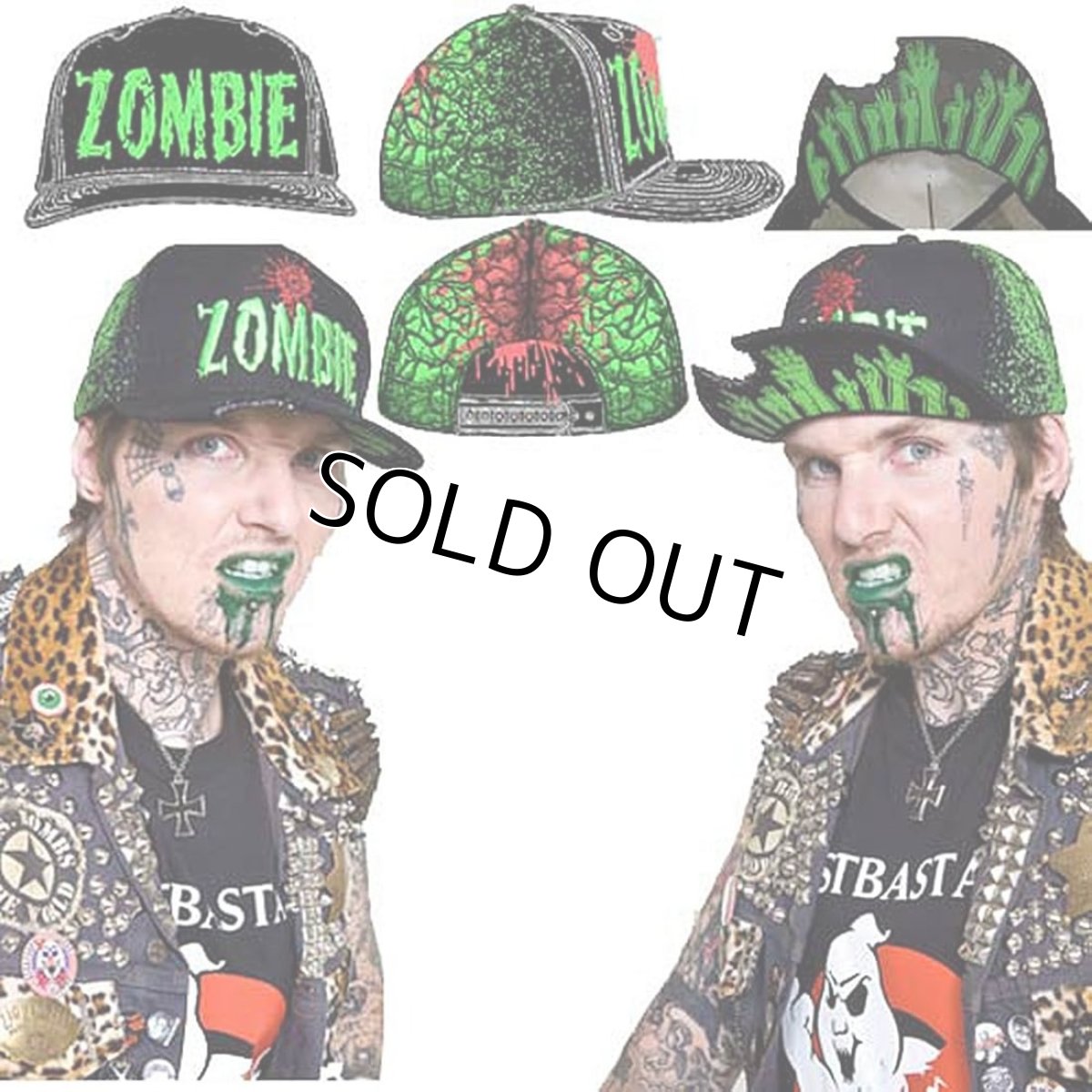 画像1: Zombie Bite Sublimation / キャップ【KREEPSVILLE 666】 (1)