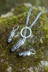 画像7: CRYSTAL FERN O-RING NECKLACE / ネックレス【Restyle】 (7)