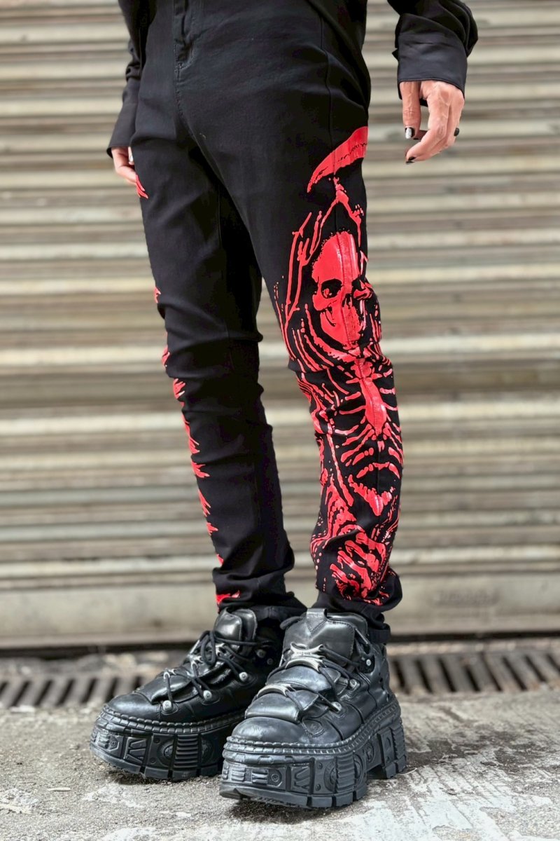 画像1: Take Your Pick Skinny Jeans / スキニーパンツ【KILL STAR x ICE NINE KILLS】 (1)