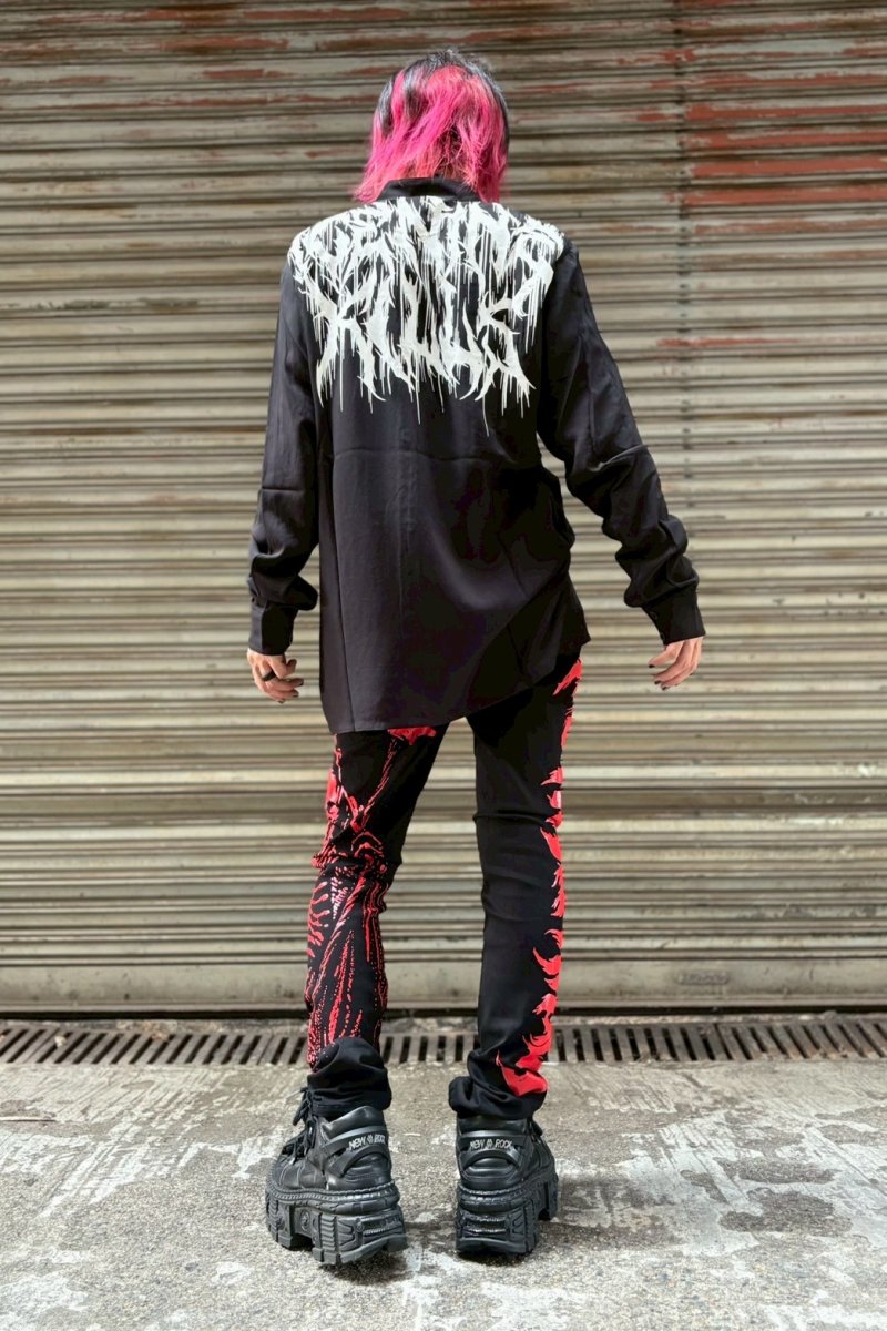 画像8: 【Mens】Ashes To Ashes Mens Shirt / シャツ【KILL STAR x ICE NINE KILLS】 (8)