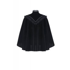 画像3: Elegant gothic pattern collar velvet cape / ボレロ【DARK IN LOVE】 (3)