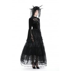 画像9: Gothic lace hollow out sexy top / トップス【DARK IN LOVE】 (9)