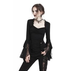 画像6: Gothic lacey knitted top with tasseled sleeves / トップス【DARK IN LOVE】 (6)