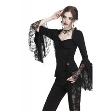 画像5: Gothic lacey knitted top with tasseled sleeves / トップス【DARK IN LOVE】 (5)