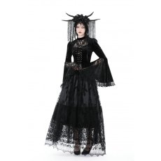 画像5: Gothic lace hollow out sexy top / トップス【DARK IN LOVE】 (5)