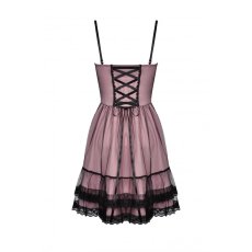 画像3: Cool mesh pink doll dress / ワンピース【DARK IN LOVE】 (3)
