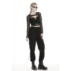 画像4: Fishnet hooded punk cape / ケープ【DARK IN LOVE】 (4)