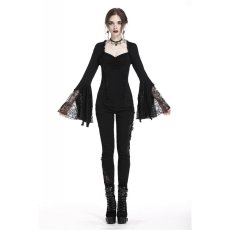 画像8: Gothic lacey knitted top with tasseled sleeves / トップス【DARK IN LOVE】 (8)