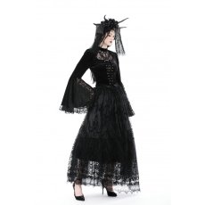 画像6: Gothic lace hollow out sexy top / トップス【DARK IN LOVE】 (6)