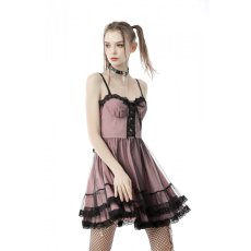 画像5: Cool mesh pink doll dress / ワンピース【DARK IN LOVE】 (5)