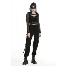 画像5: Fishnet hooded punk cape / ケープ【DARK IN LOVE】 (5)