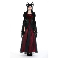 画像7: Gothic patterned velvet lace flared sleeves shrug / ボレロ【DARK IN LOVE】 (7)