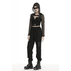 画像6: Fishnet hooded punk cape / ケープ【DARK IN LOVE】 (6)