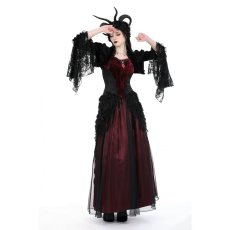 画像6: Gothic patterned velvet lace flared sleeves shrug / ボレロ【DARK IN LOVE】 (6)