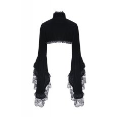 画像3: Gorgeous gothic horn sleeve velvet capelet / ボレロ【DARK IN LOVE】 (3)