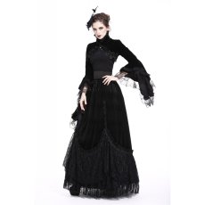 画像12: Gorgeous gothic horn sleeve velvet capelet / ボレロ【DARK IN LOVE】 (12)