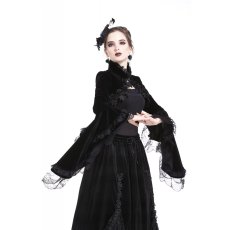 画像10: Gorgeous gothic horn sleeve velvet capelet / ボレロ【DARK IN LOVE】 (10)